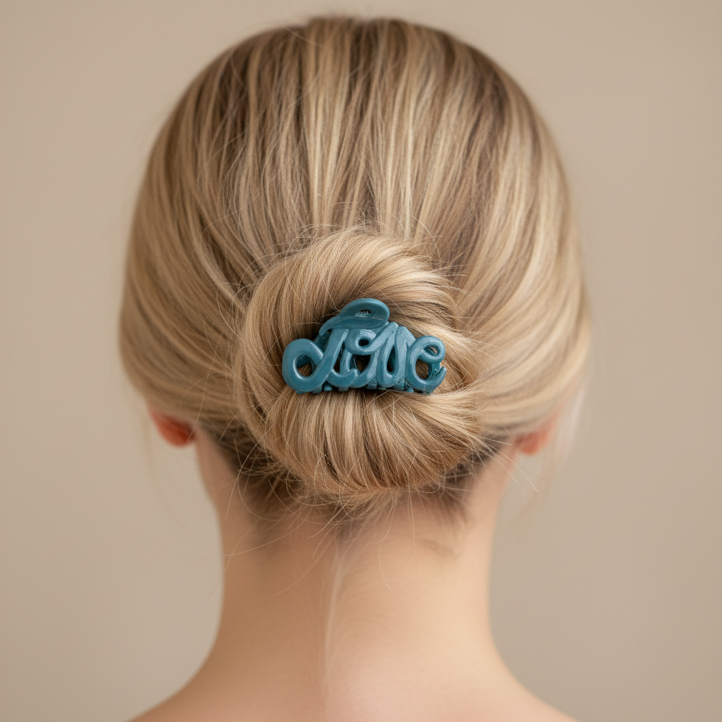 Love Haarklammer 5 cm| Jeansblau