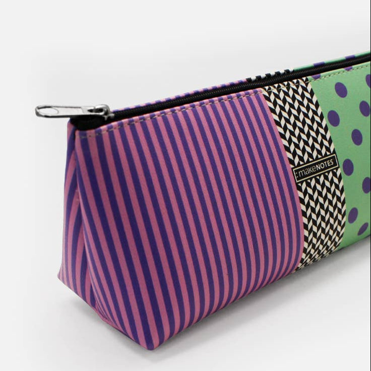 Mäppchen, Tasche mit Punkten und Streifen