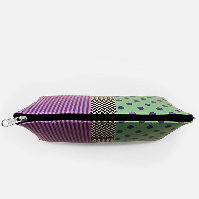 Mäppchen, Tasche mit Punkten und Streifen
