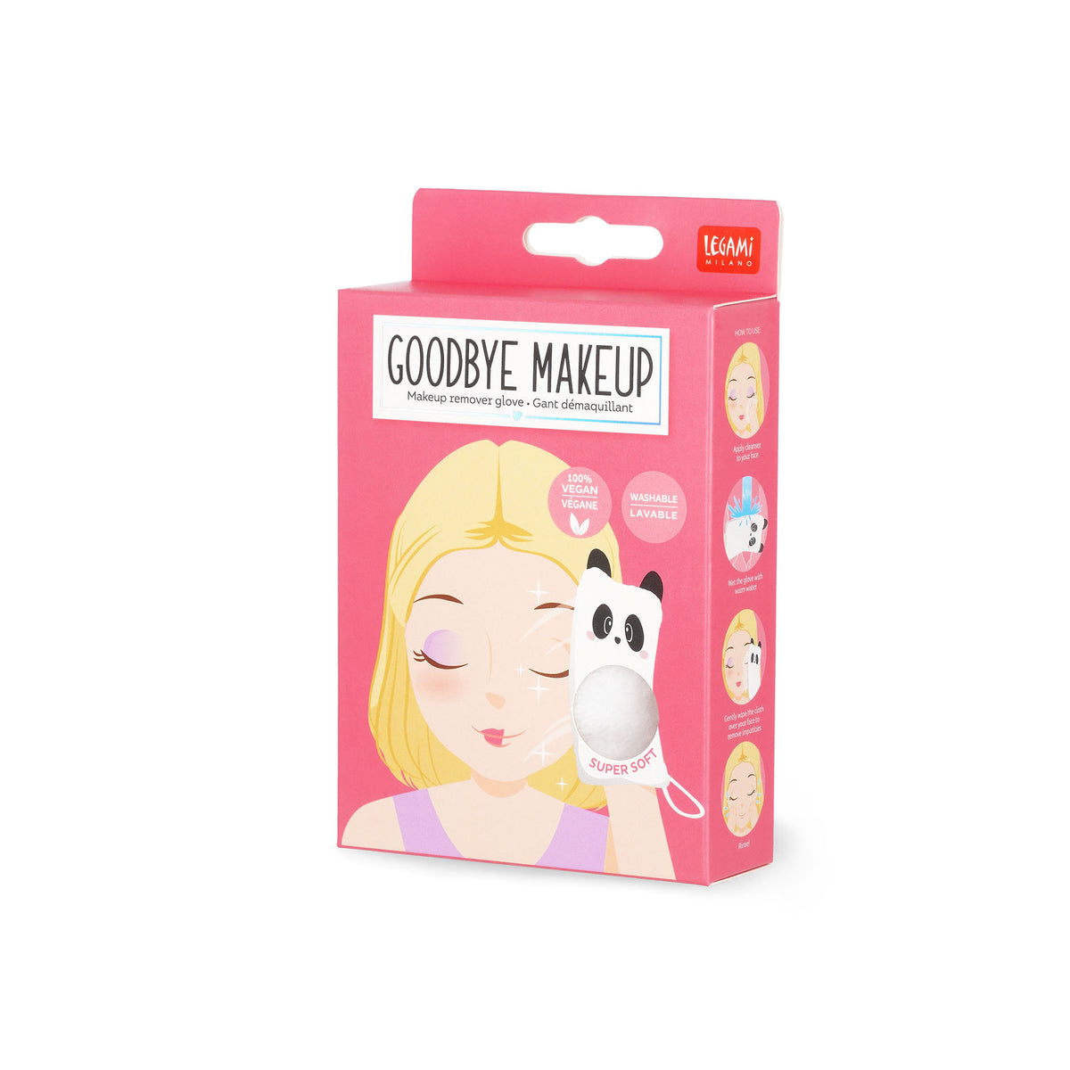 Panda Goodbye Makeup Handschuh