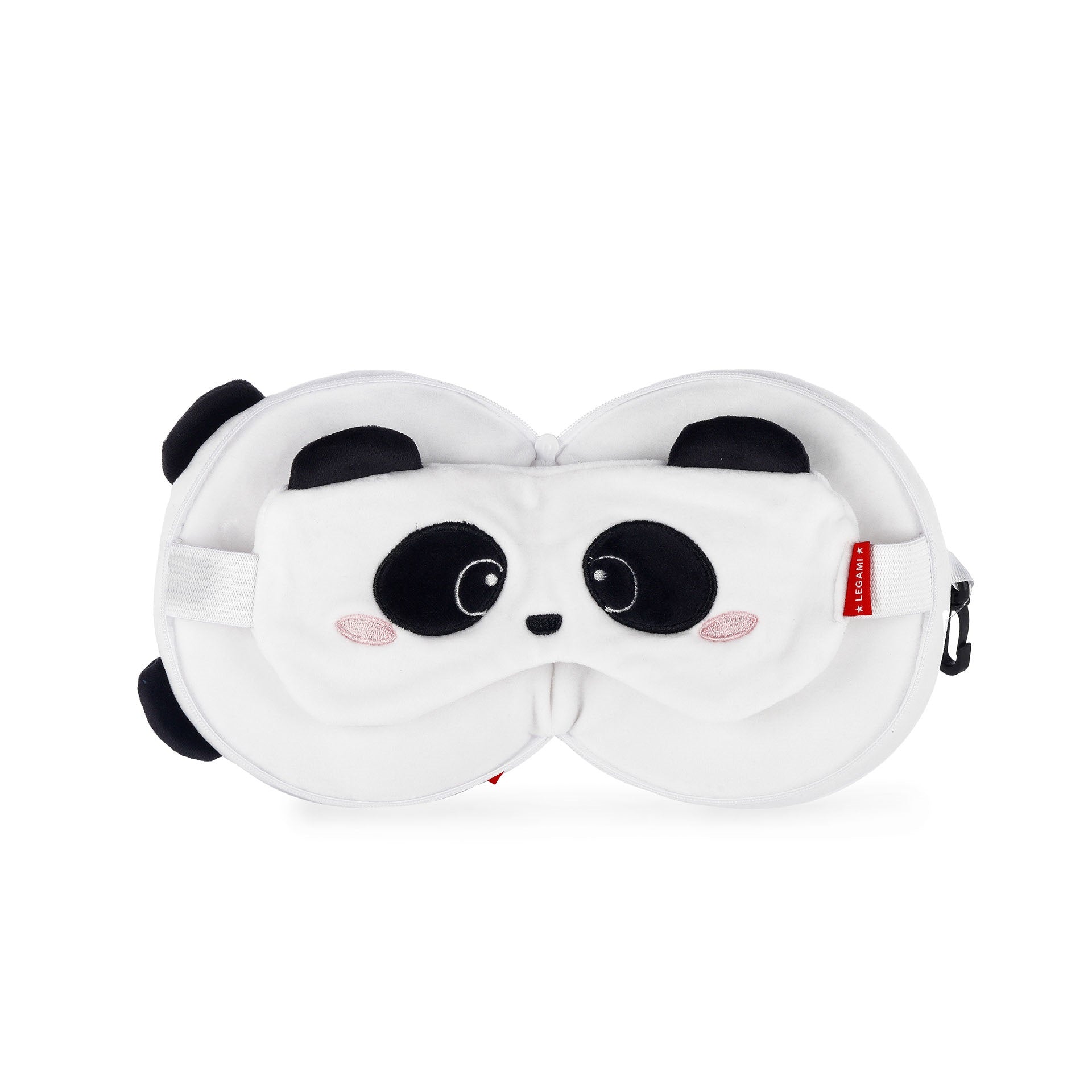Panda Travel Set| Kissen mit Schlafmaske| LEGAMI|
