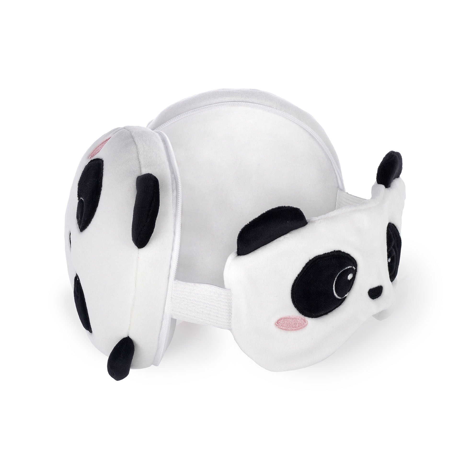 Panda Travel Set| Kissen mit Schlafmaske| LEGAMI|