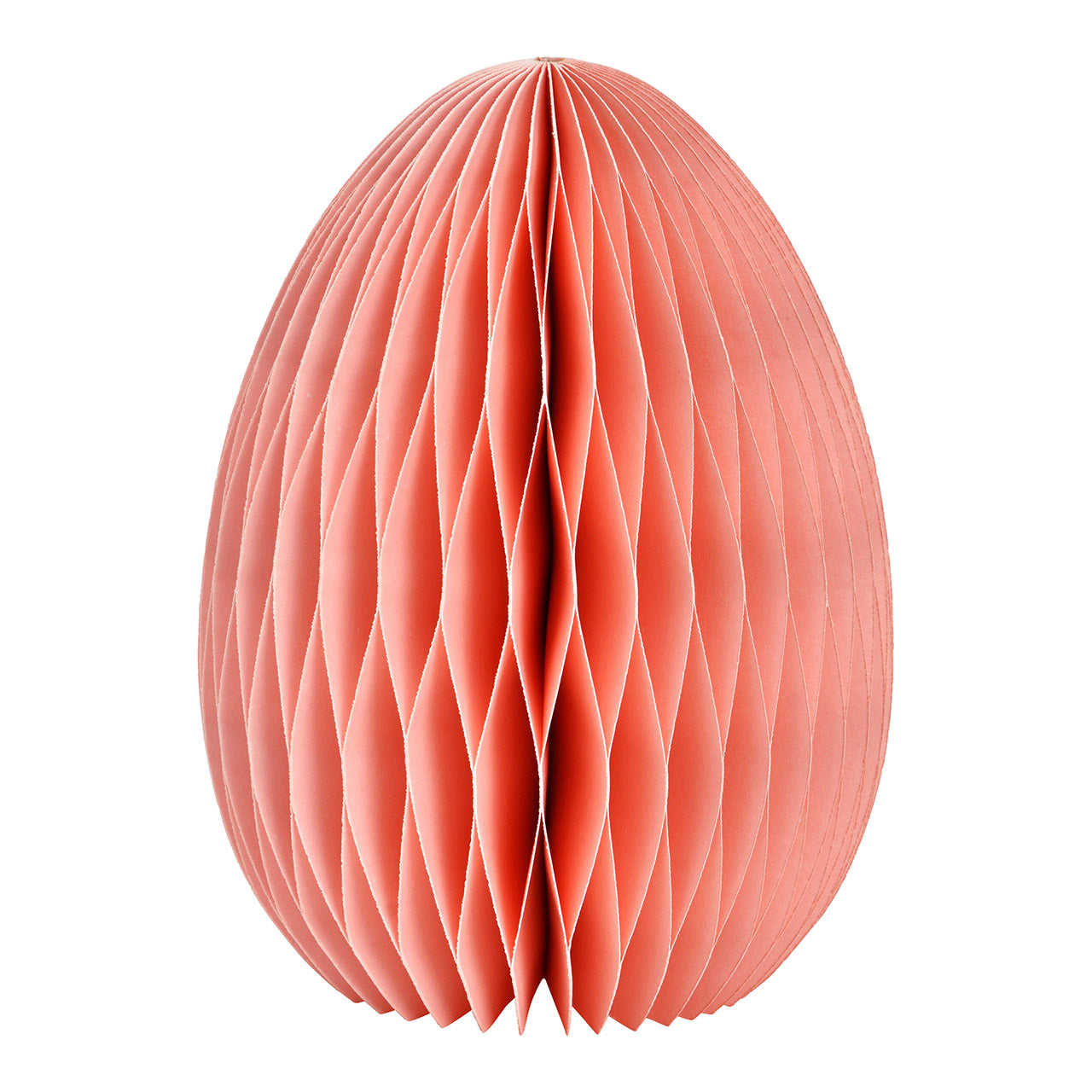 Rosa Honeycomb Osterei 15 cm zum aufstellen