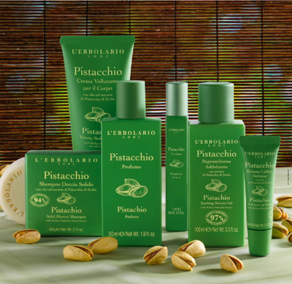 Die Duftserie von Erbolario mit Pistazien