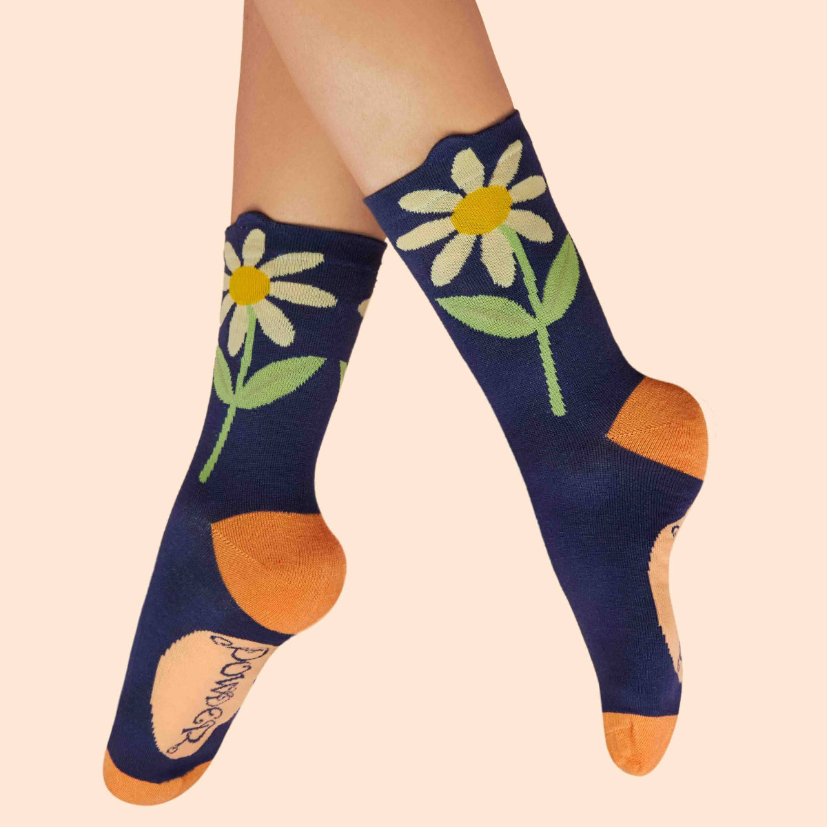 Powder Design| Socken| Gänseblümchen
