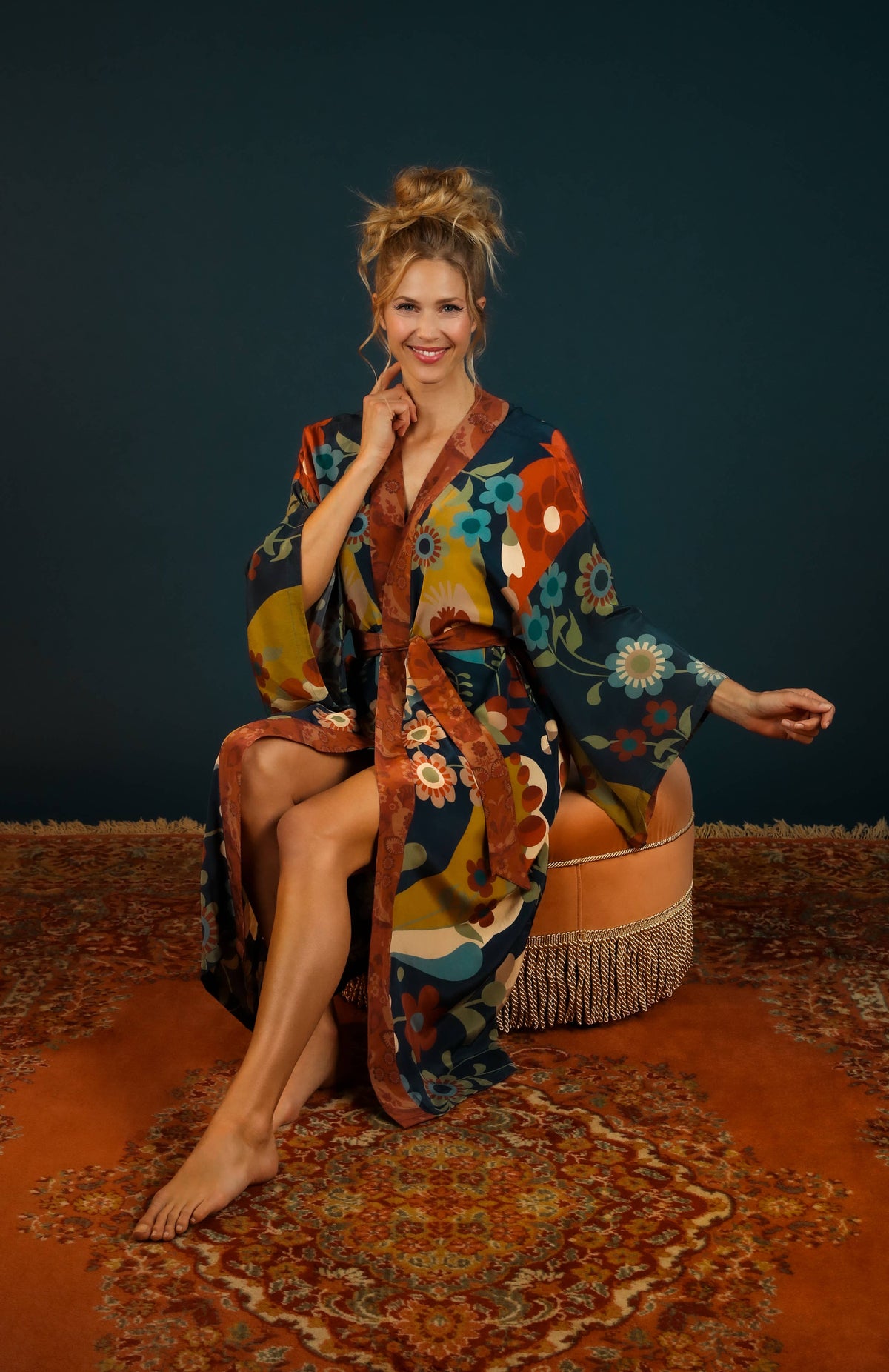 Skandinavisches Kimonokleid| Powder Design Loungewear im zierpalast