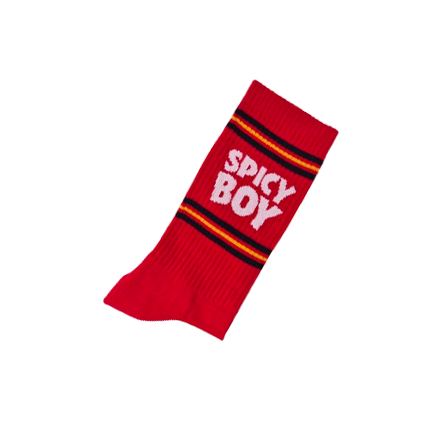Rote Tennissocken SPICY BOY