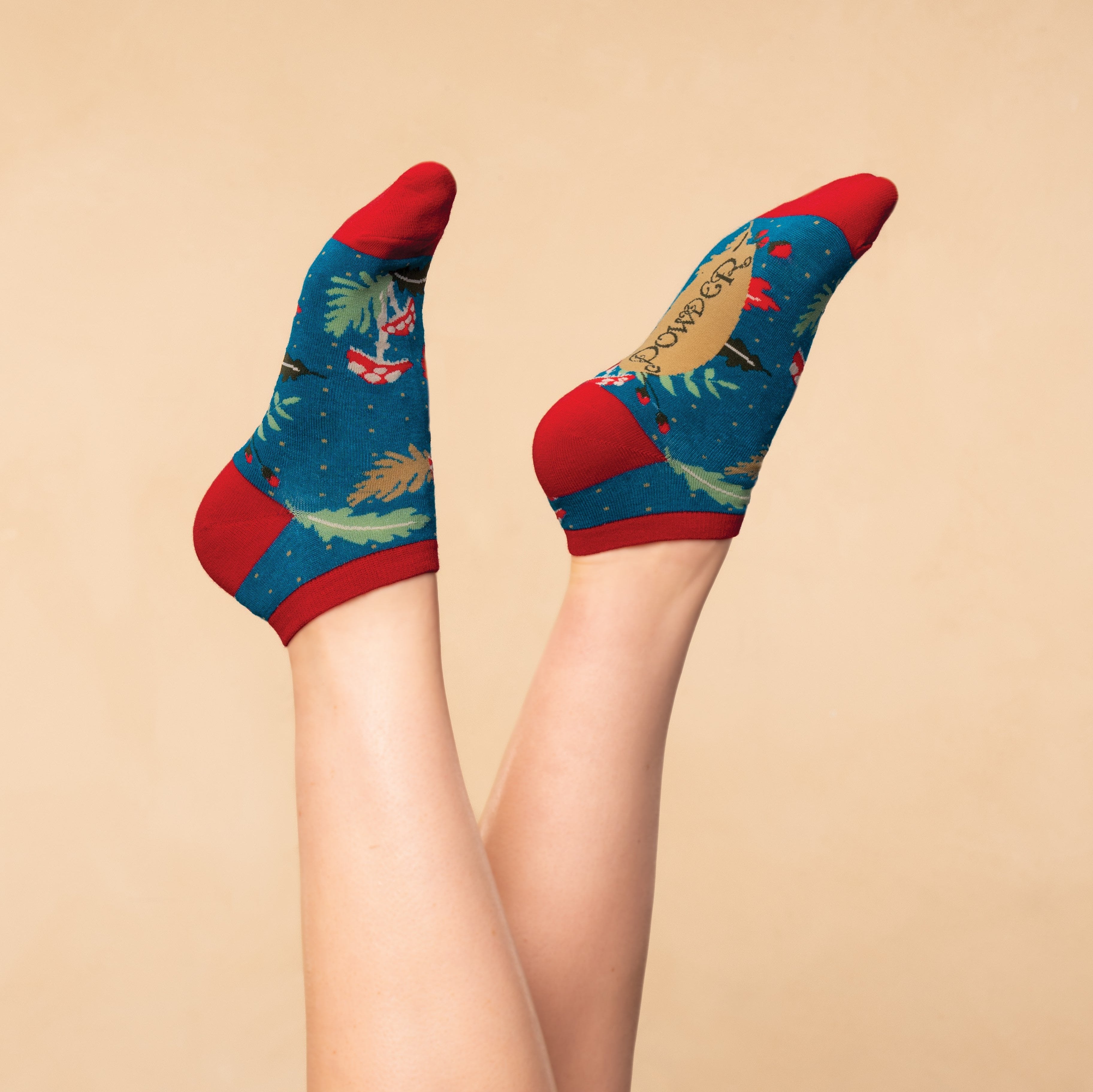 Sneaker-Söckchen mit Fliegenpilz