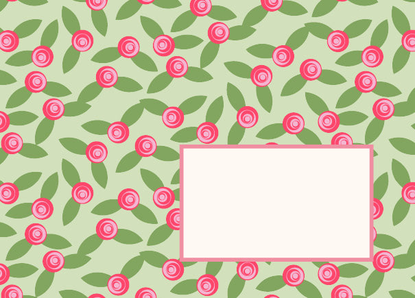 Pattern-Apple Rosy| 10er Pack Brief-Umschläge