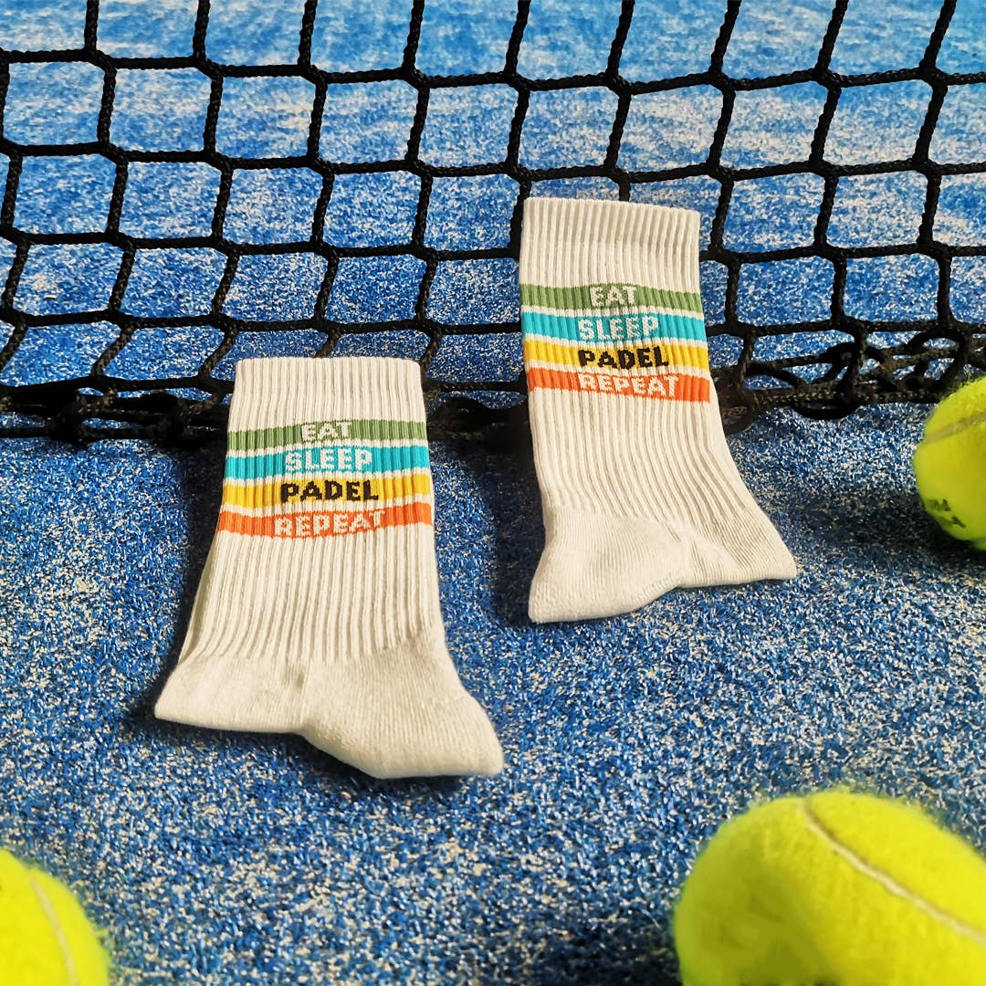 EAT, SLEEP, PADEL, REPEAT Tennis Socken