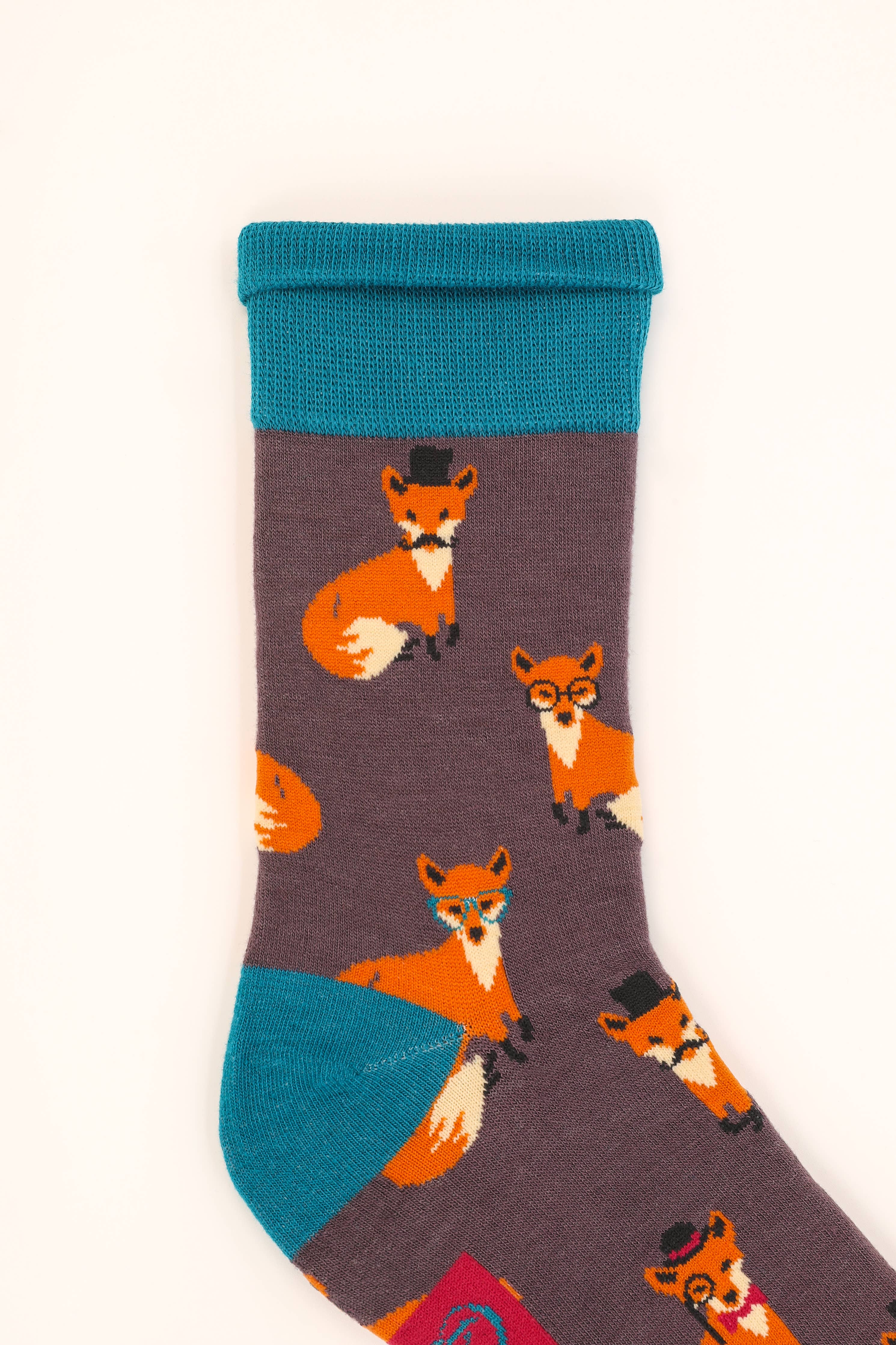 Männer Socken mit Füchsen, Powder Design