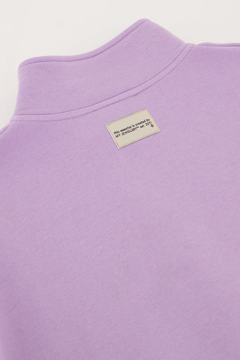 Troyer-Sweatshirt in Lila von MY Jewellery