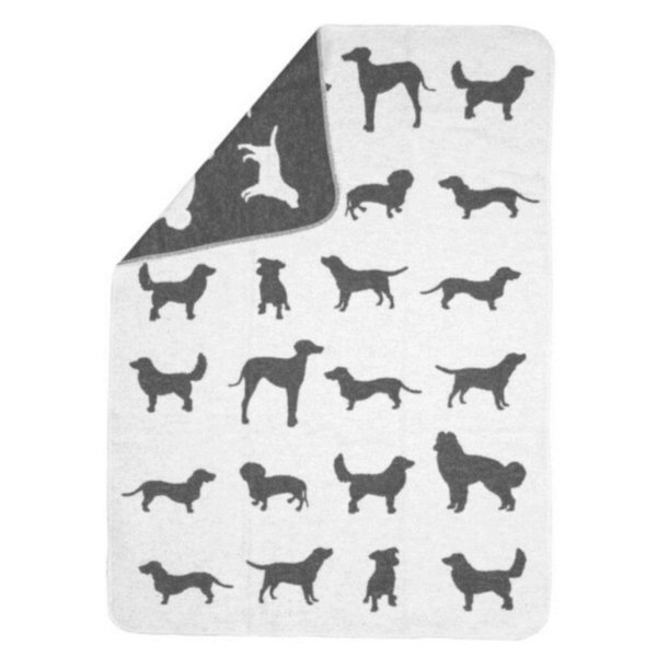 Hundedecke "Hunde allover" 70 x 90 cm von David Fussenegger