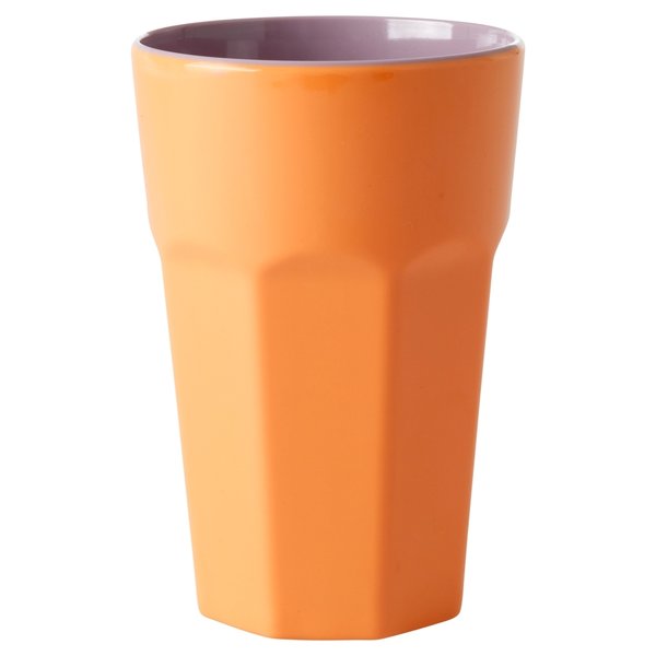 Melamin Tall Cup mit Orange-Flieder von Rice